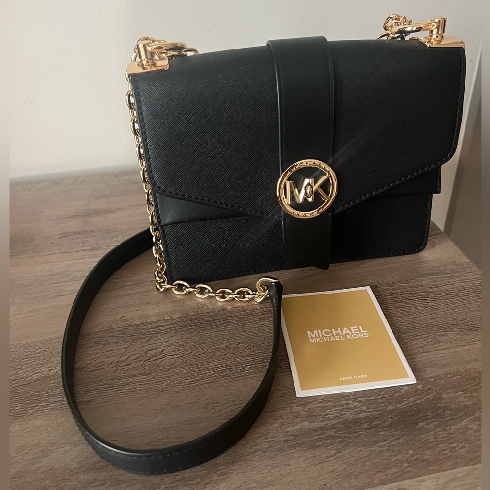 Michael Kors Greenwich Small Saffiano Leather Crossbody Bag